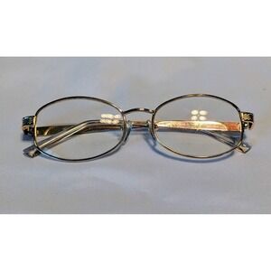 Elements VC-M01 Silver Gold 55-18-140-35 Metal Full Rim Eyeglasses Frame Only